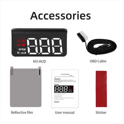Windshield Speedometer Projector